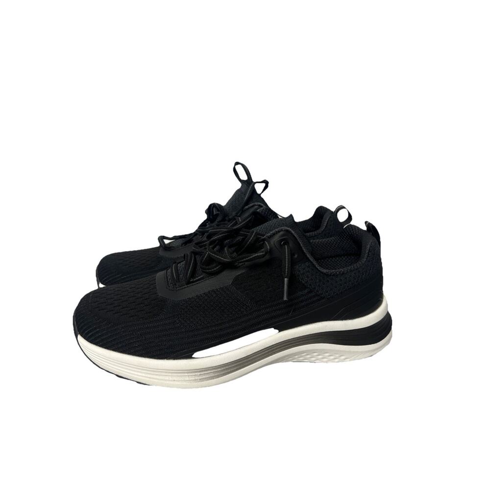 Orthofeet Relay Shoes Womens 10.5 X-WIDE Black Lace Up Comfort Sneaker 2E